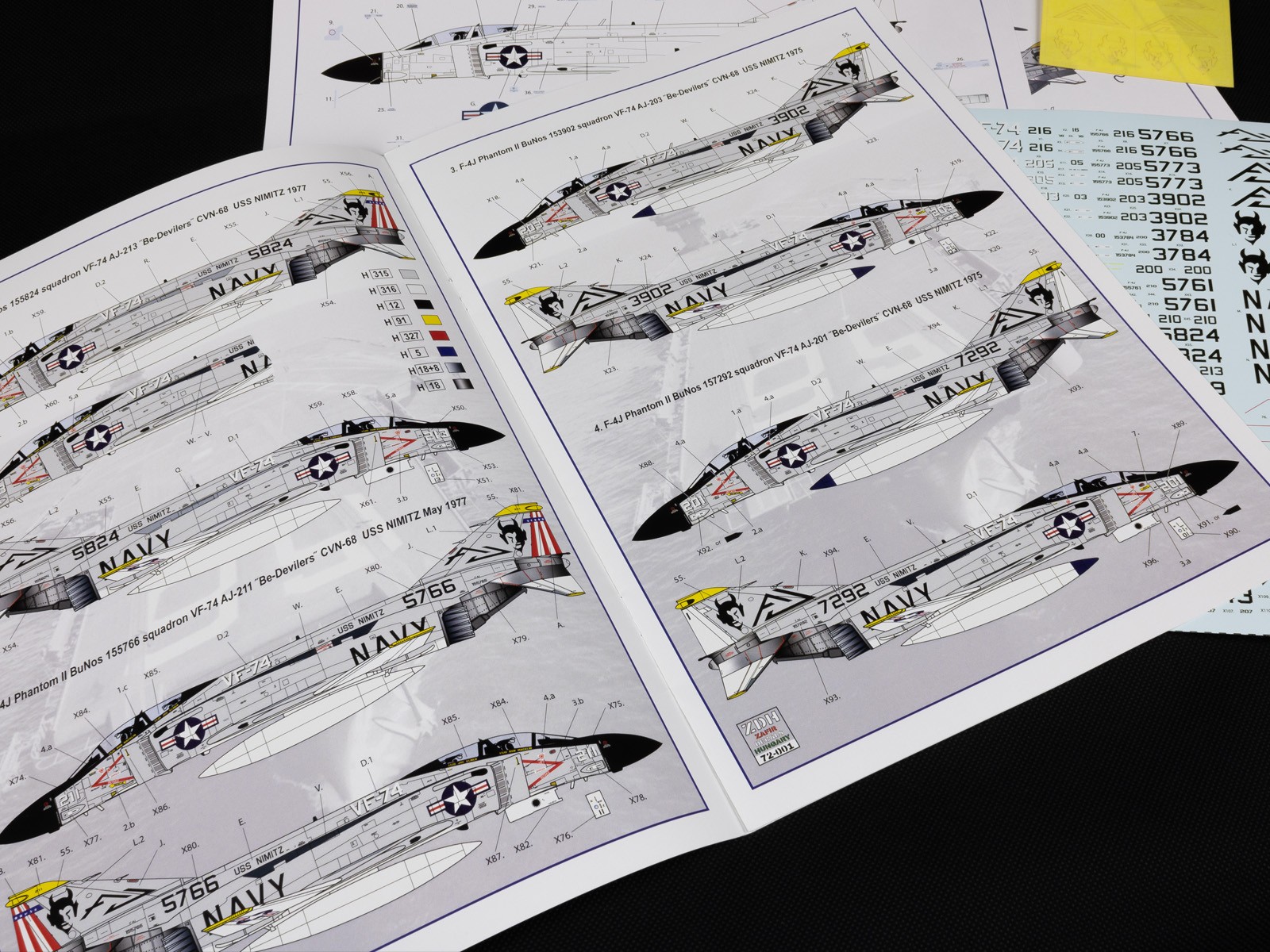 F-4J Phantom II VF-74 "Be-Devilers" (CVN-68, 1975-77)