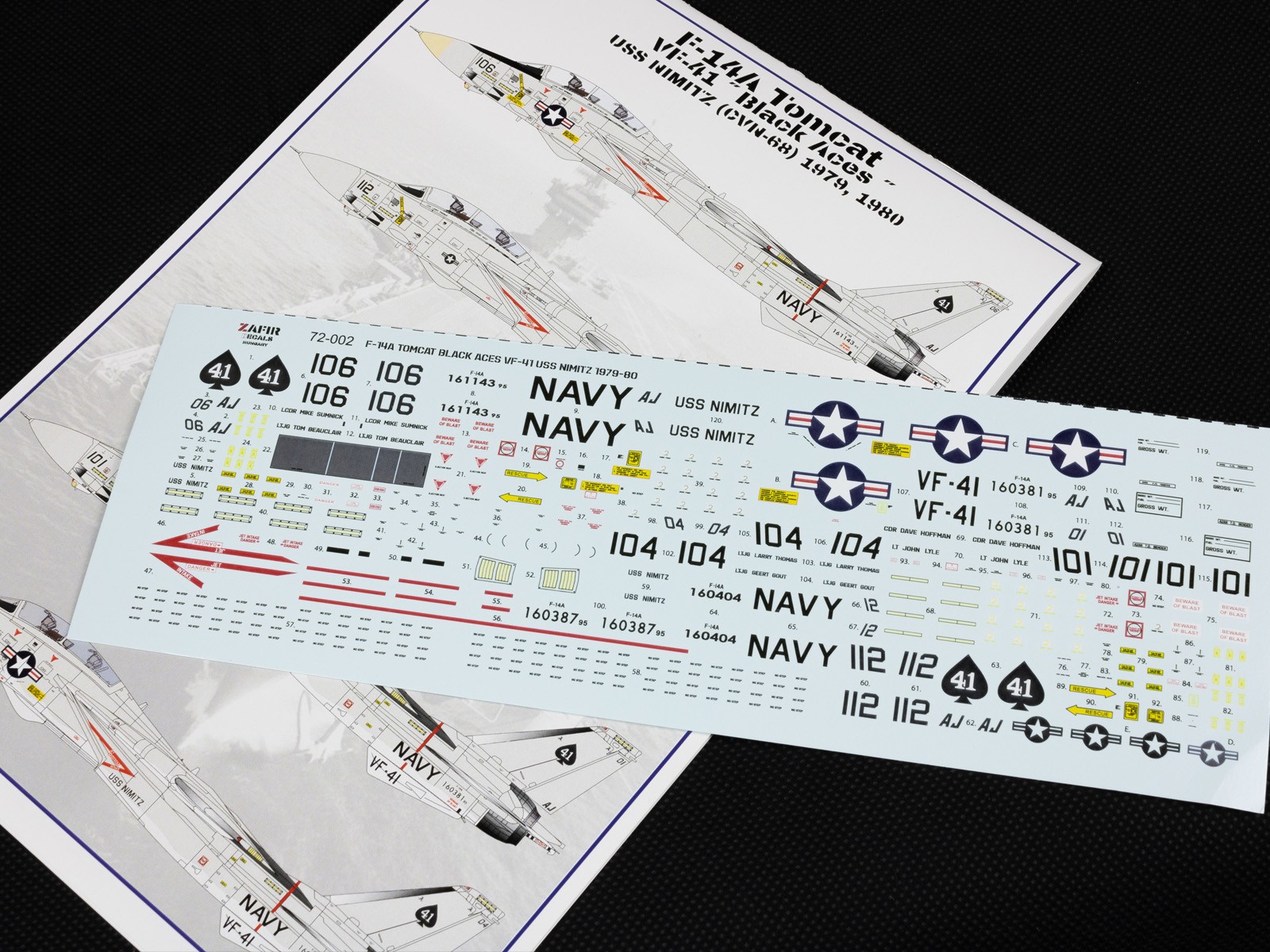 F-14A Tomcat VF-41 "Black Aces" (CVN-68, 1978-80)