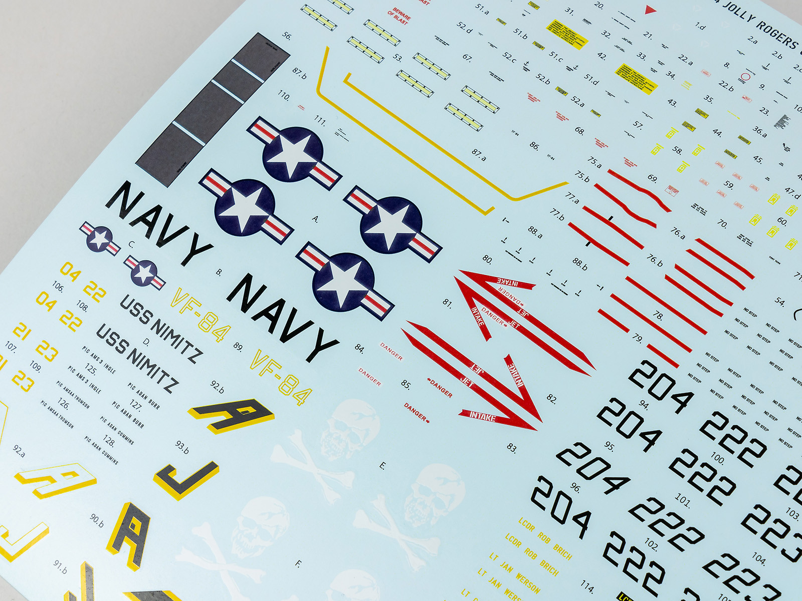 Grumman F-14A Tomcat VF-84, CVN-89 1980