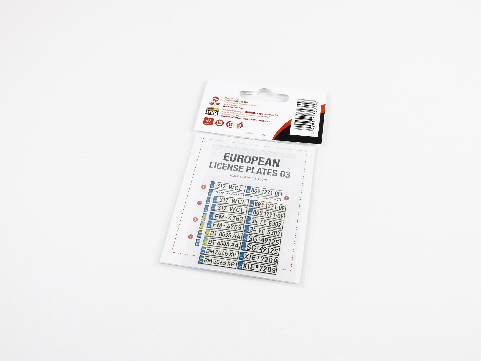 European License Plates 03