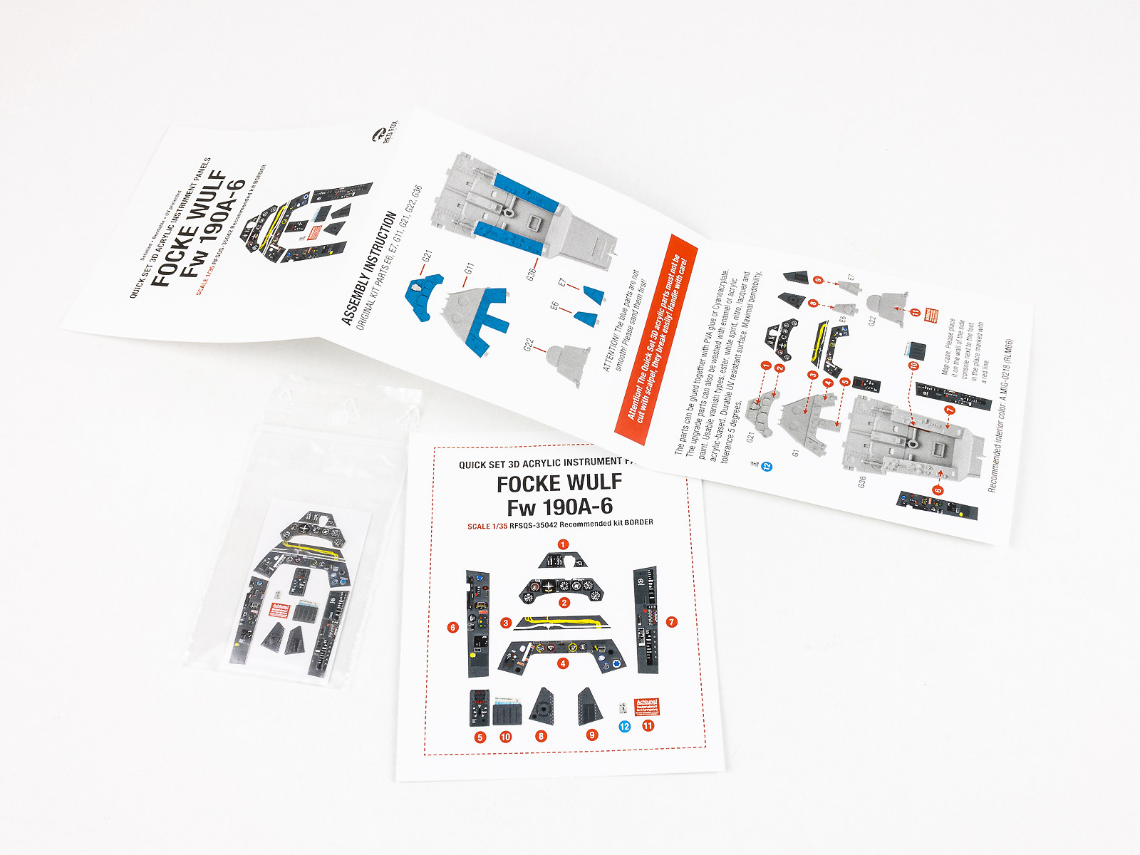 Focke Wulf Fw 190A-6 with WGr.21 panel