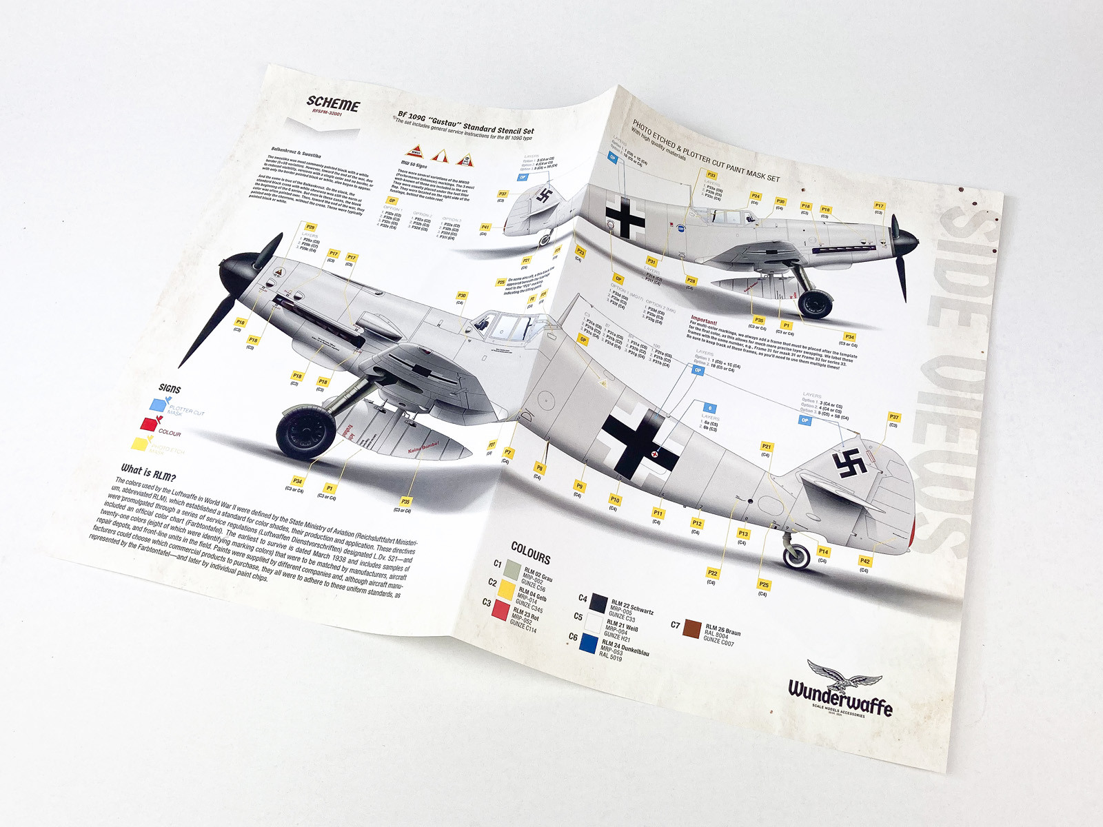 Messerschmitt Bf 109 G Standard Stencil Set