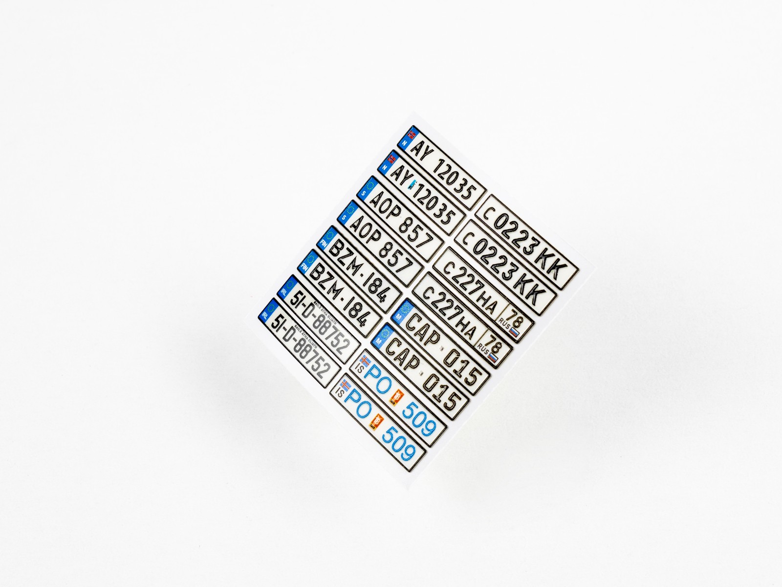 European License Plates 05