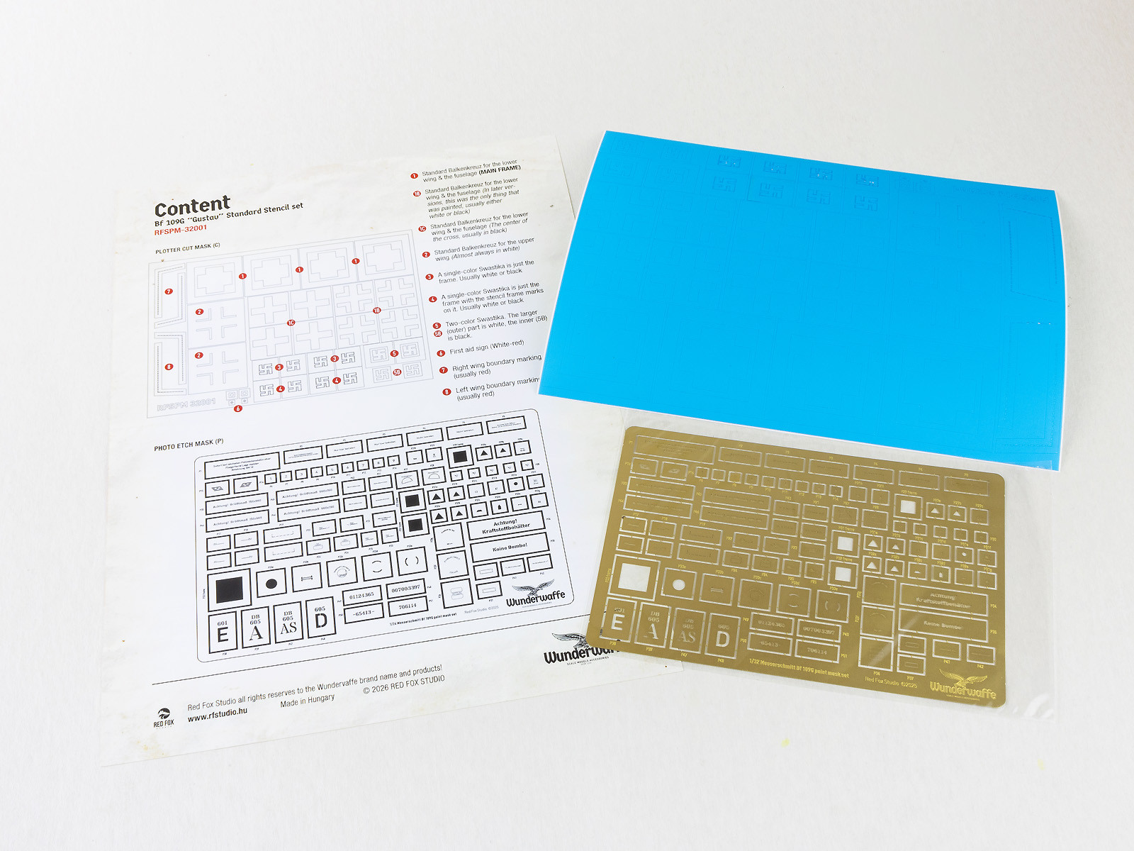 Messerschmitt Bf 109 G Standard Stencil Set
