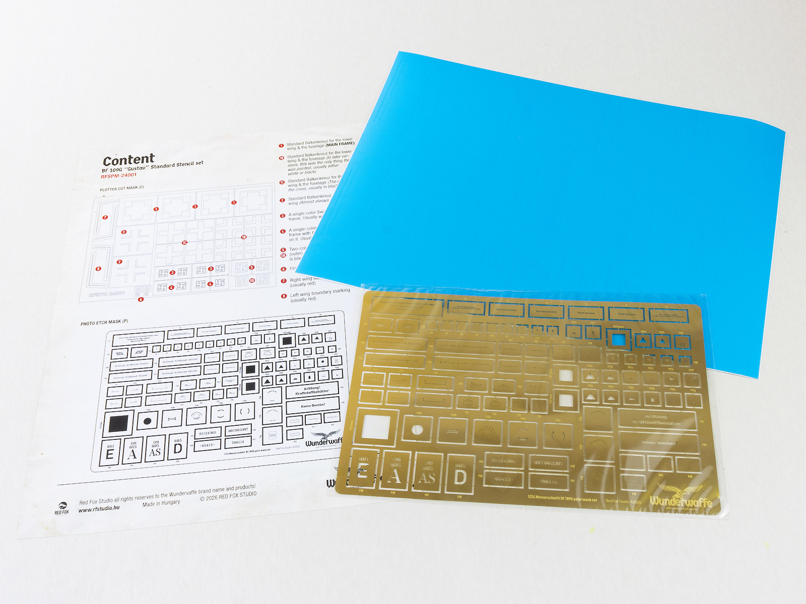 Messerschmitt Bf 109 G Standard Stencil Set