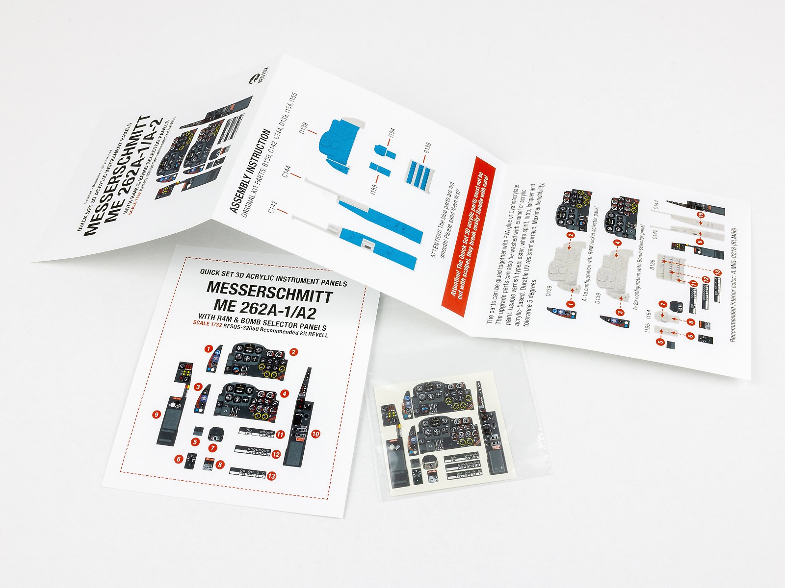 Me 262A-1/A-2 with R4M & Bomb selector panel
