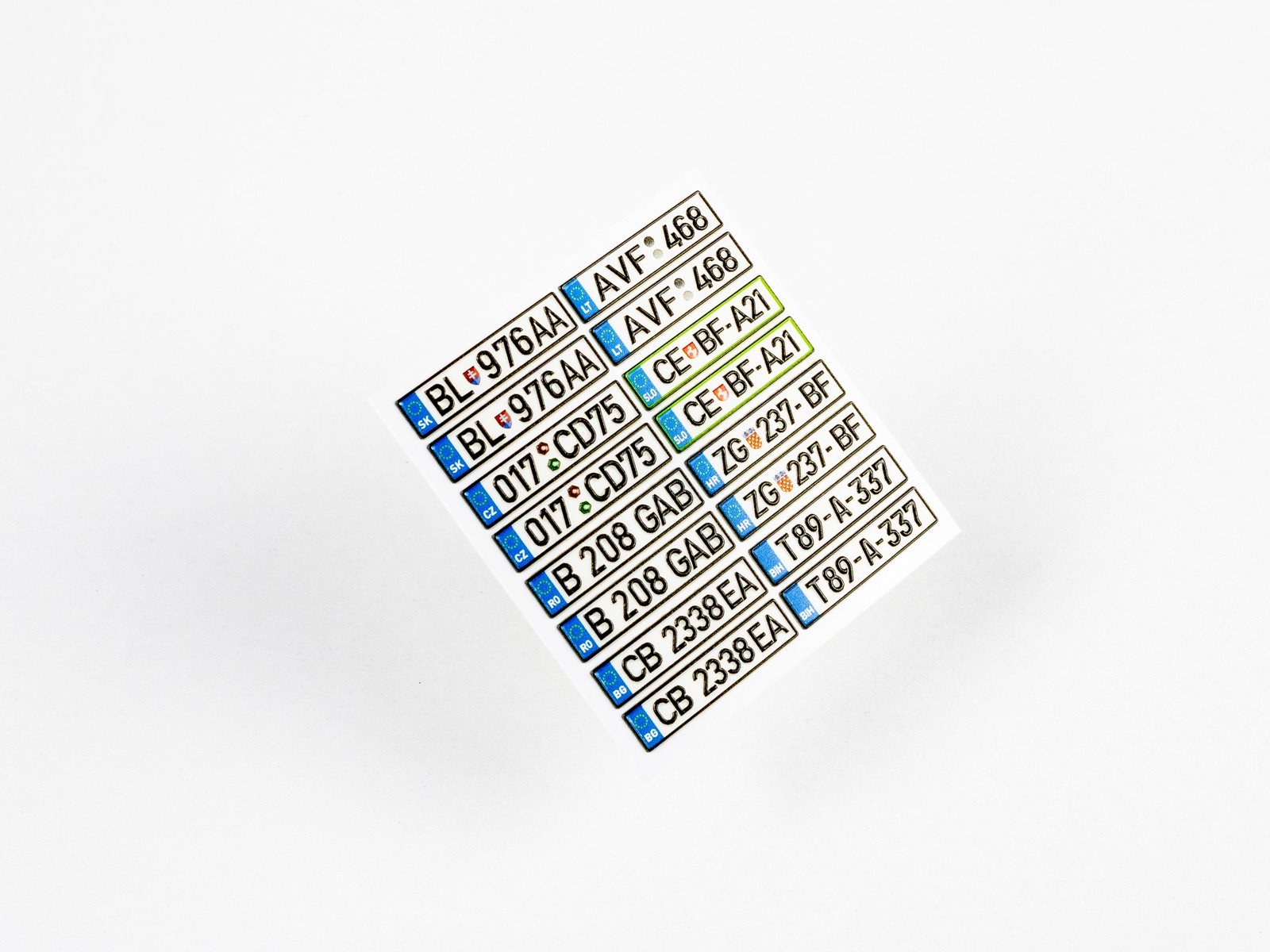 European License Plates 04