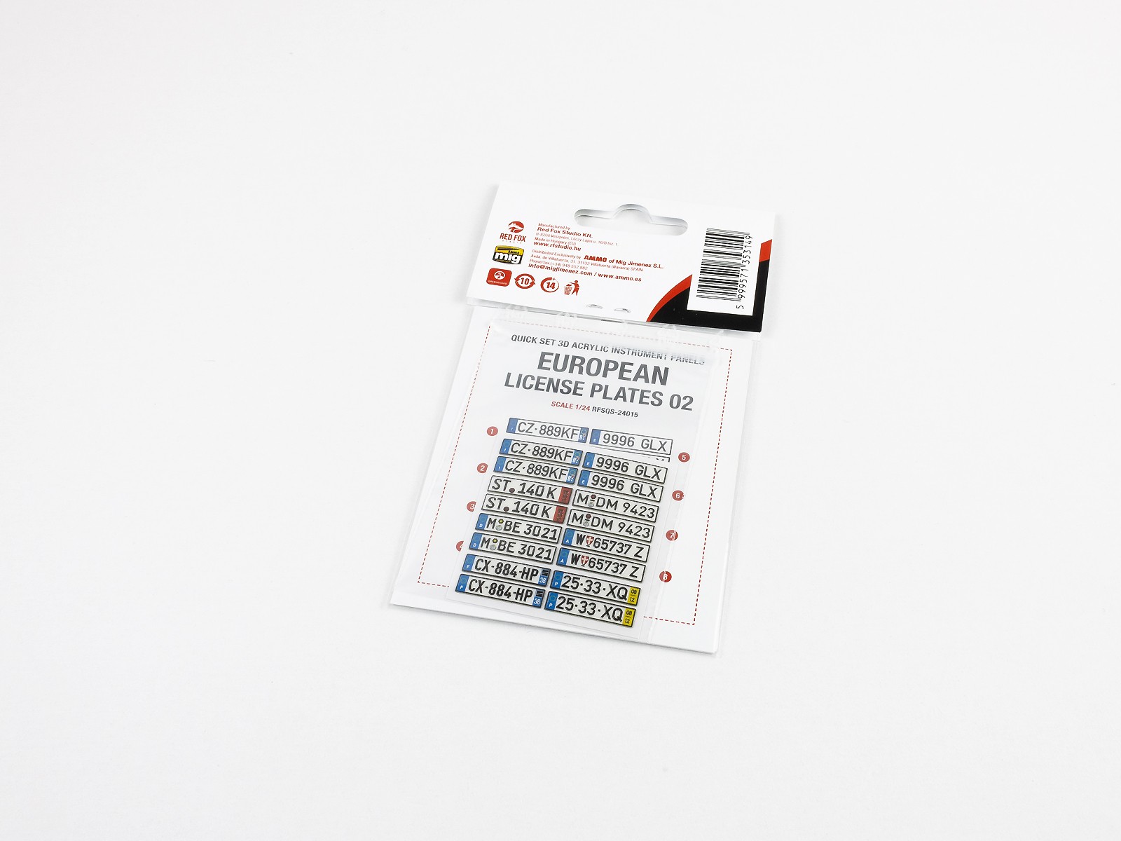 European License Plates 02