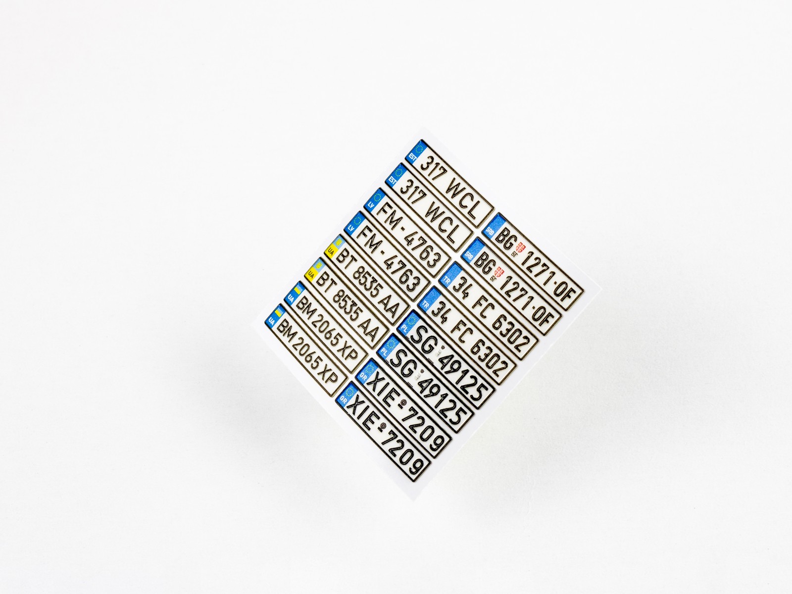 European License Plates 03