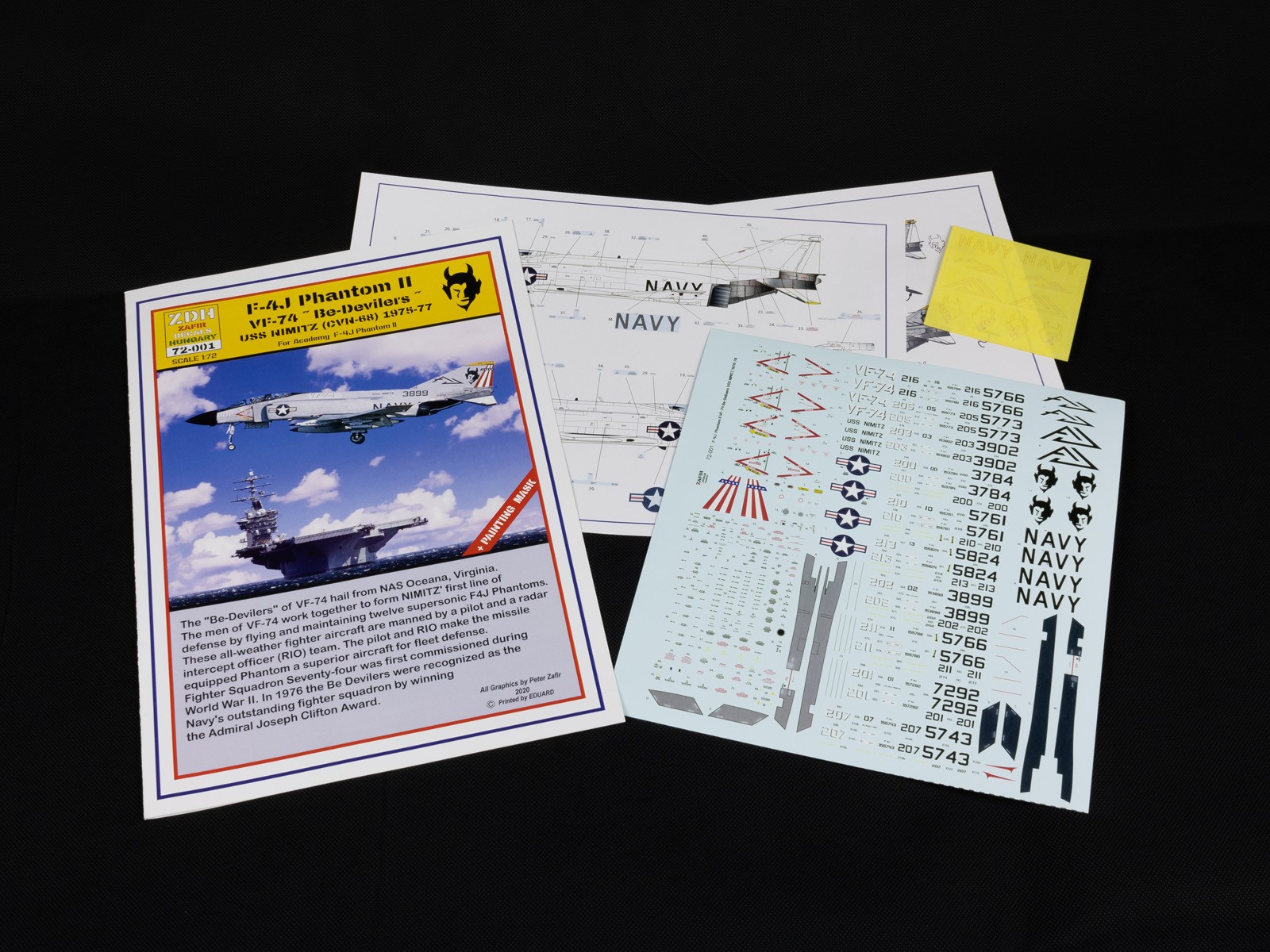 F-4J Phantom II VF-74 "Be-Devilers" (CVN-68, 1975-77)