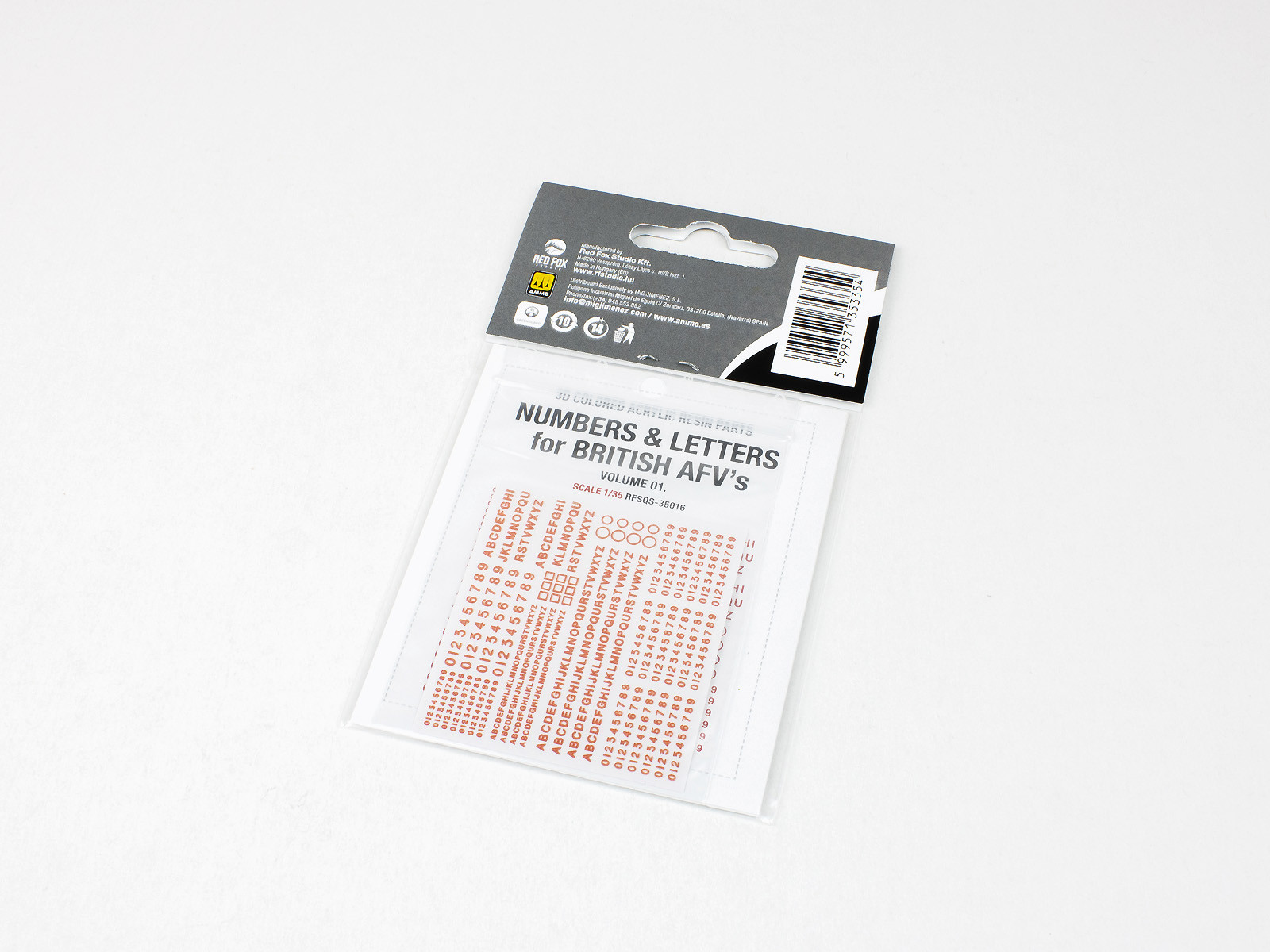 Numbers & Letters for British AFV's vol.01