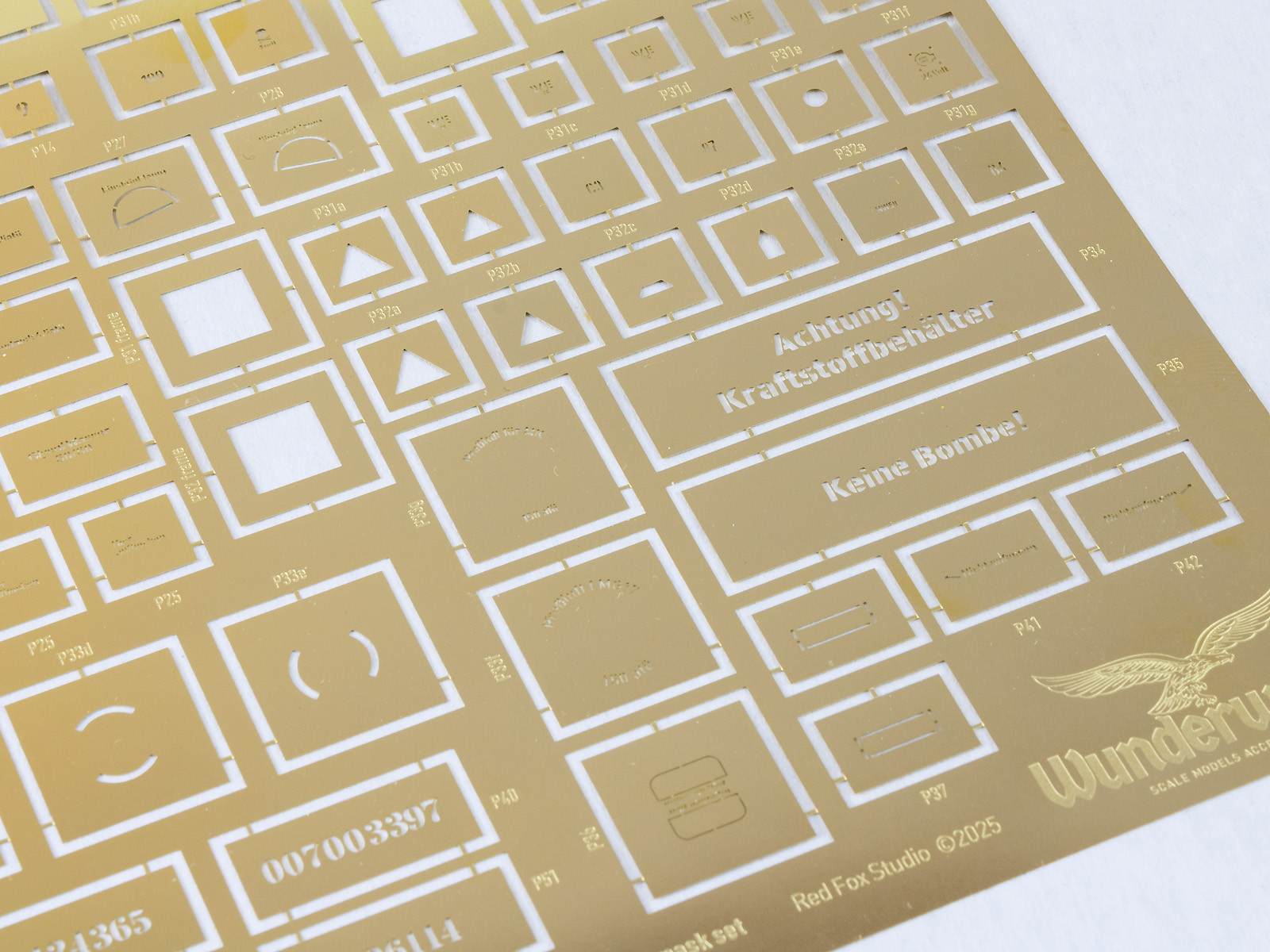 Messerschmitt Bf 109 G Standard Stencil Set