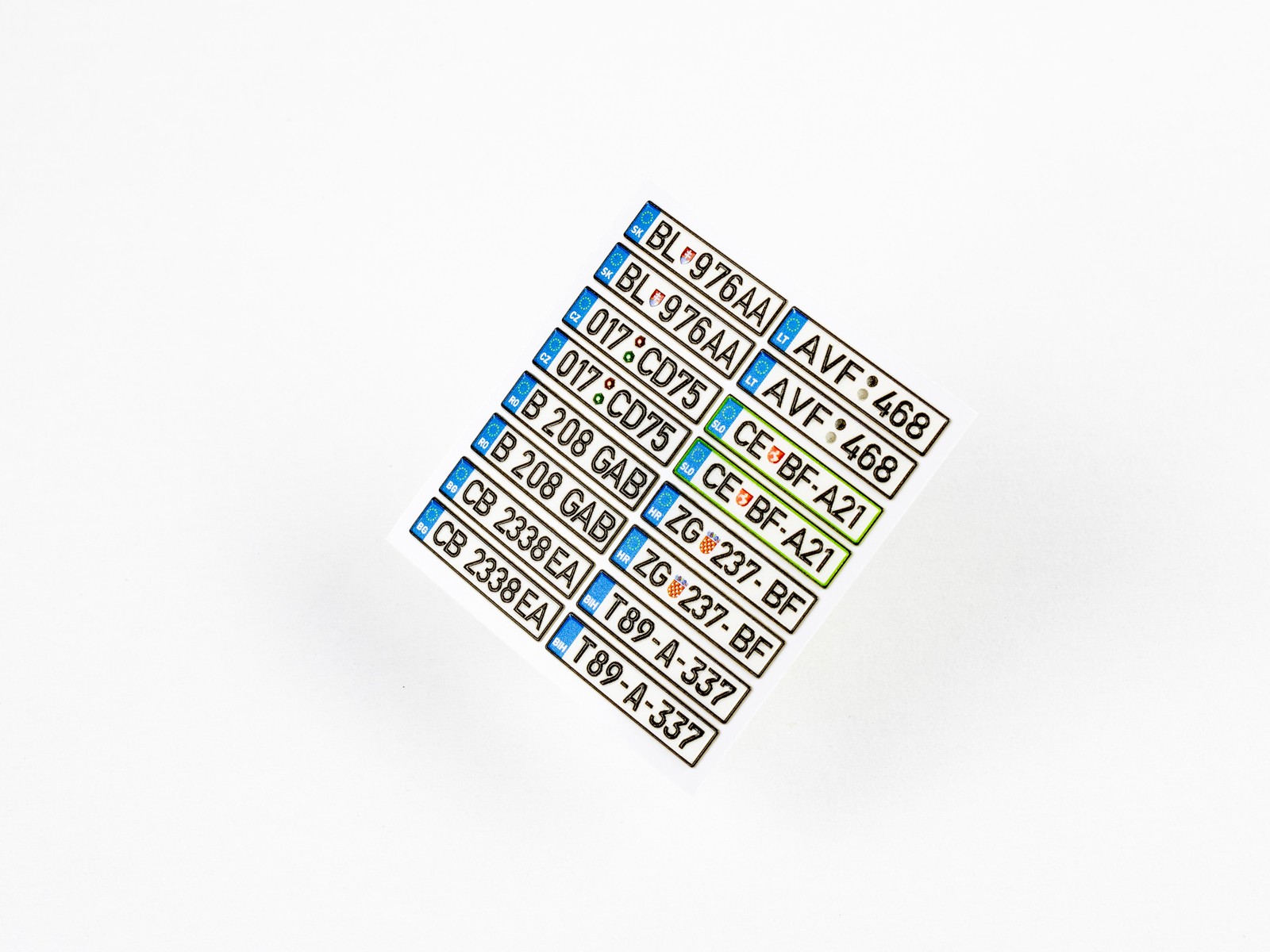 European License Plates 04