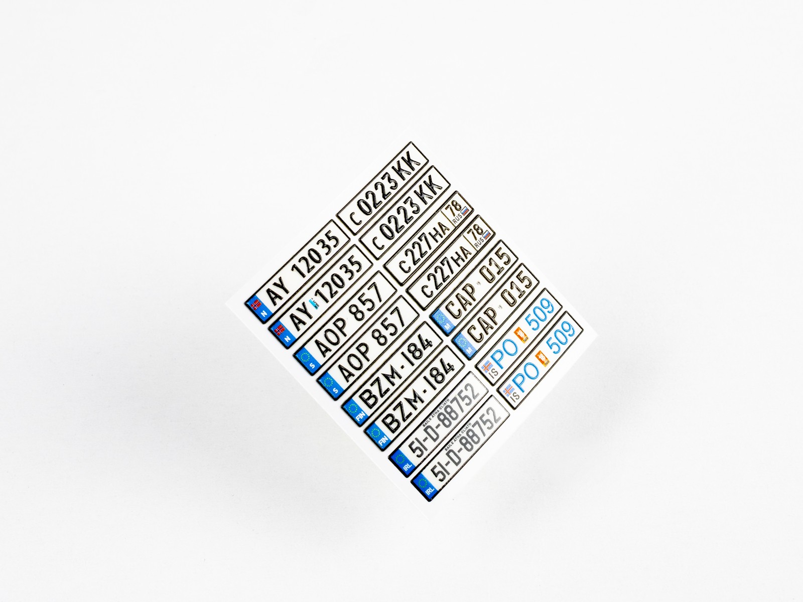 European License Plates 05