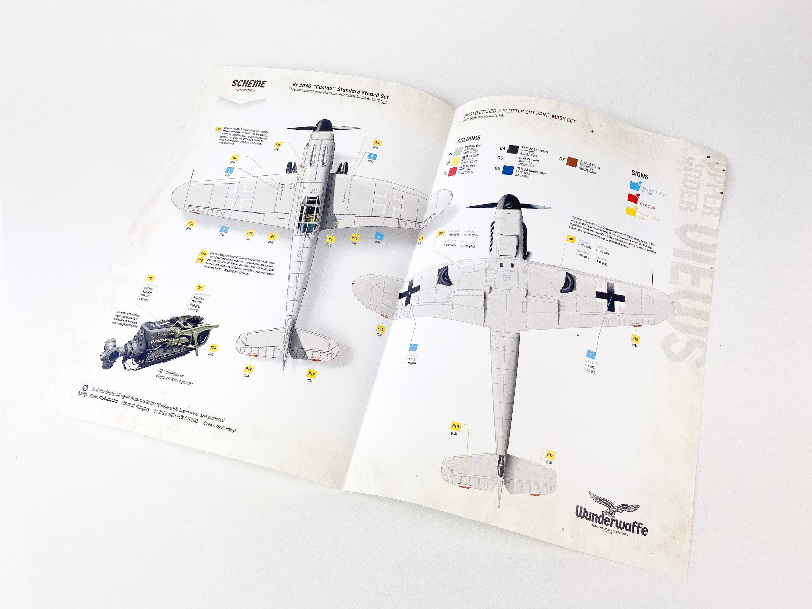 Messerschmitt Bf 109 G Standard Stencil Set
