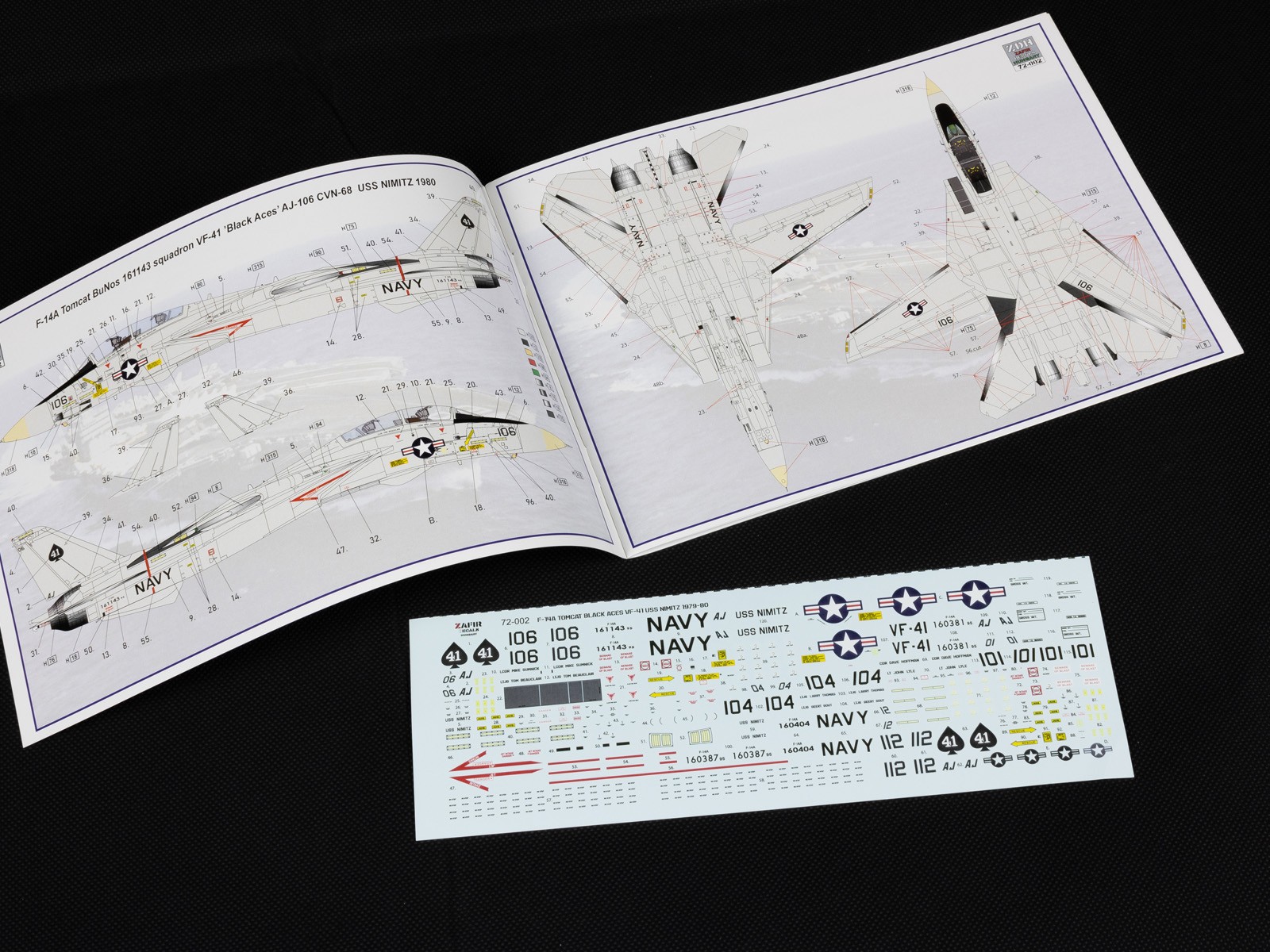 F-14A Tomcat VF-41 "Black Aces" (CVN-68, 1978-80)