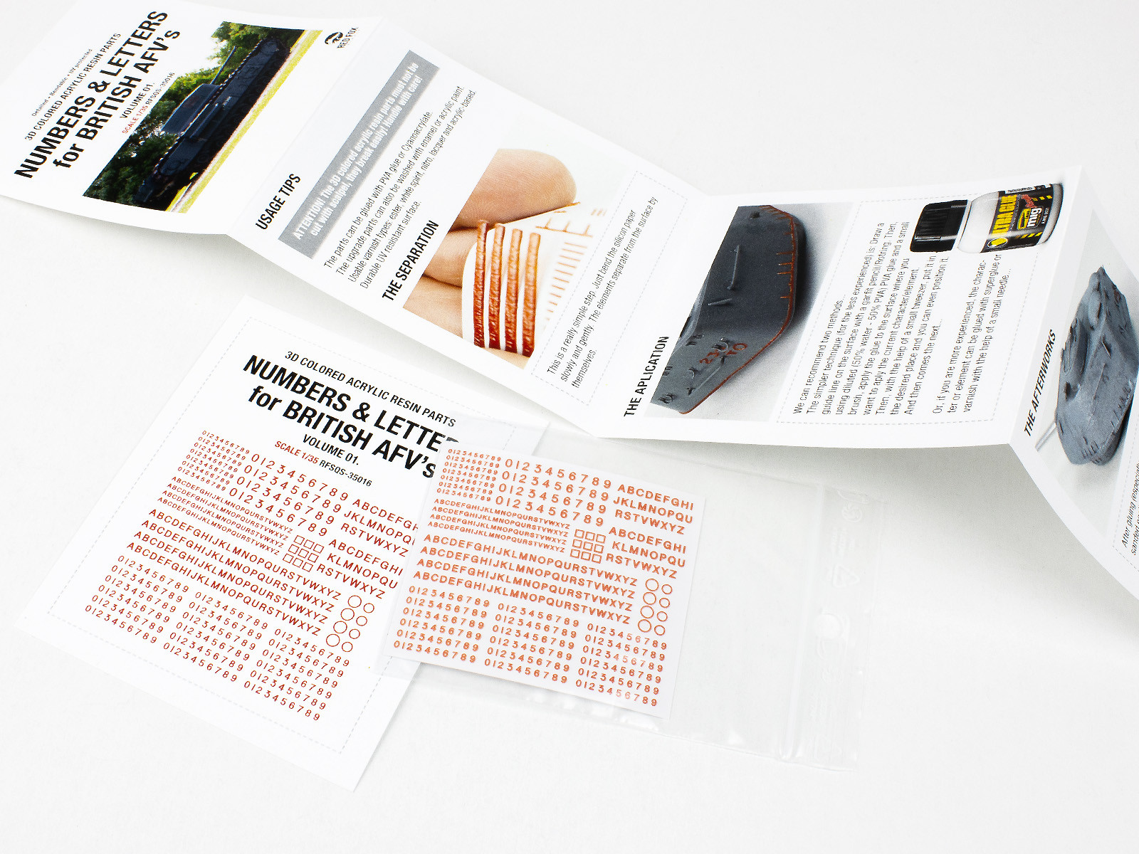 Numbers & Letters for British AFV's vol.01