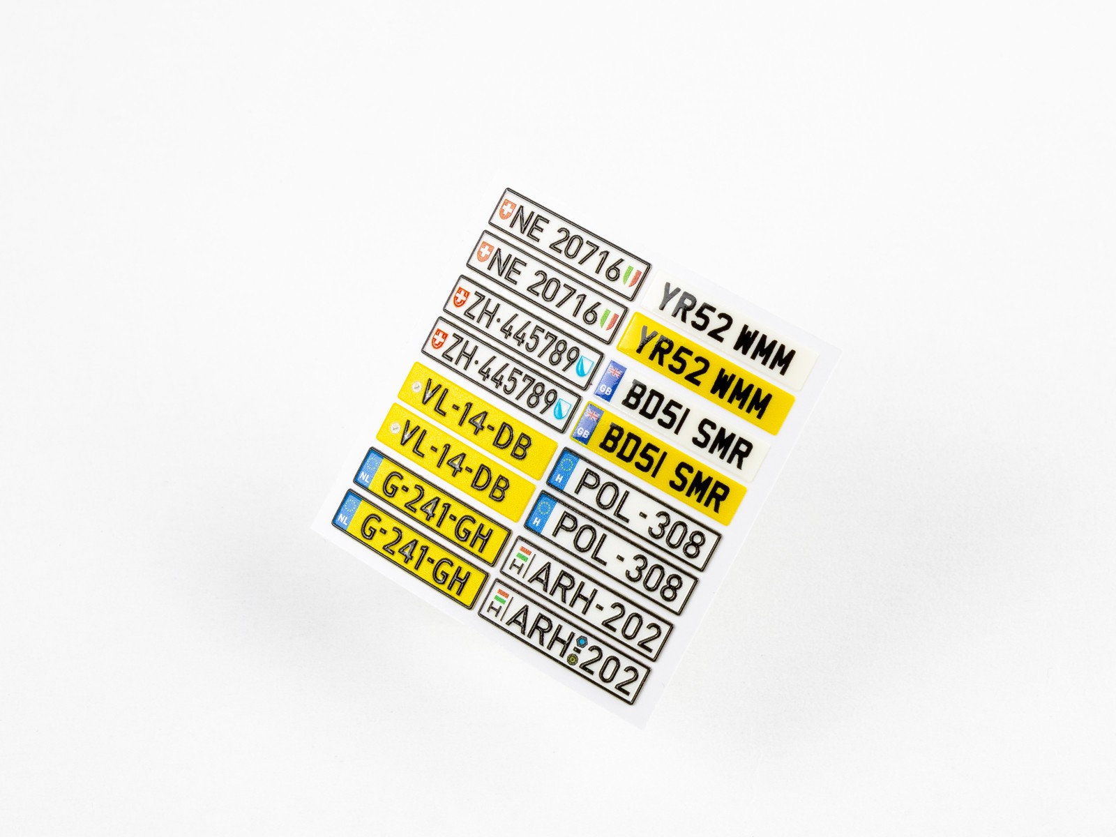 European License Plates 01