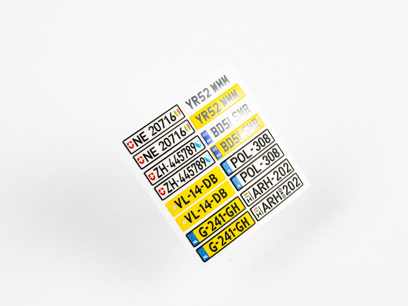 European License Plates 01