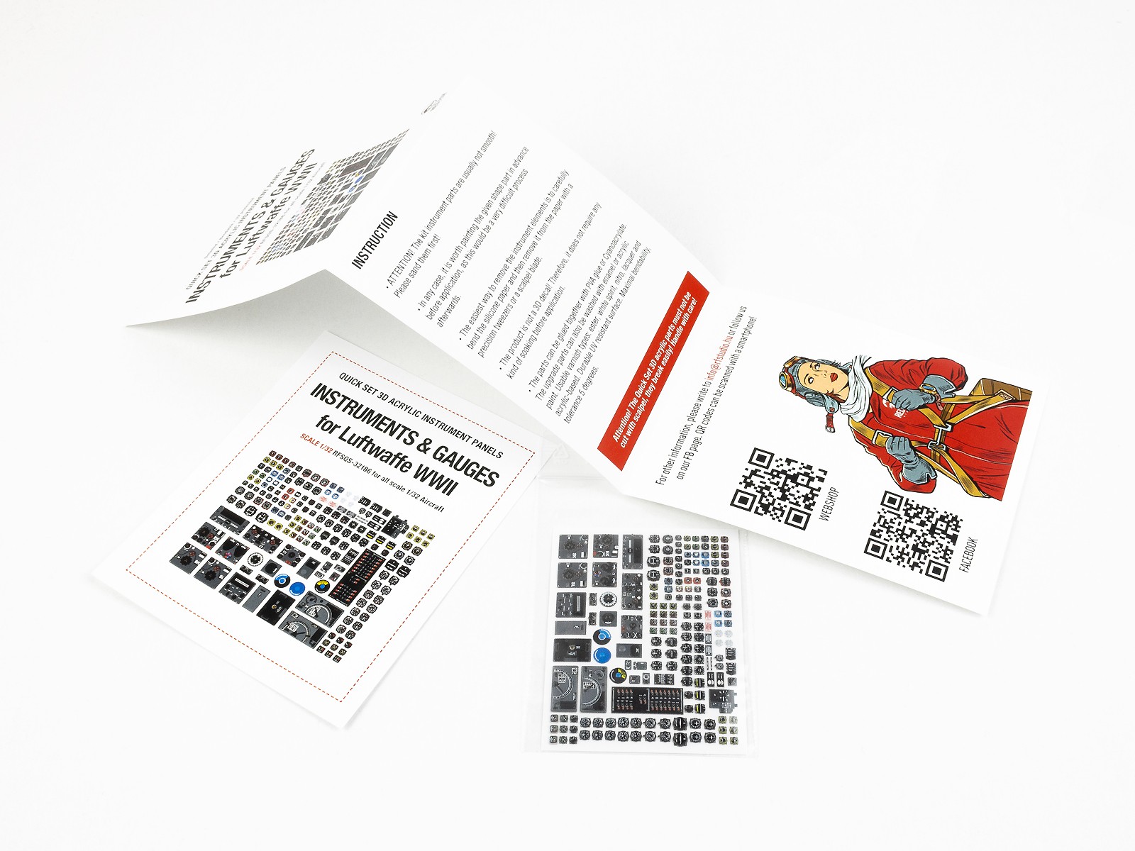 Instruments & Gauges set for Luftwaffe WWII