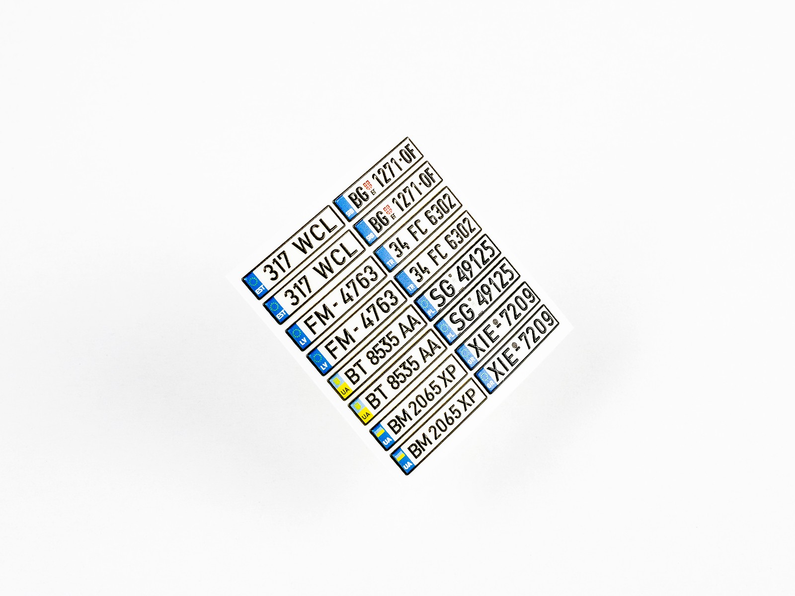 European License Plates 03