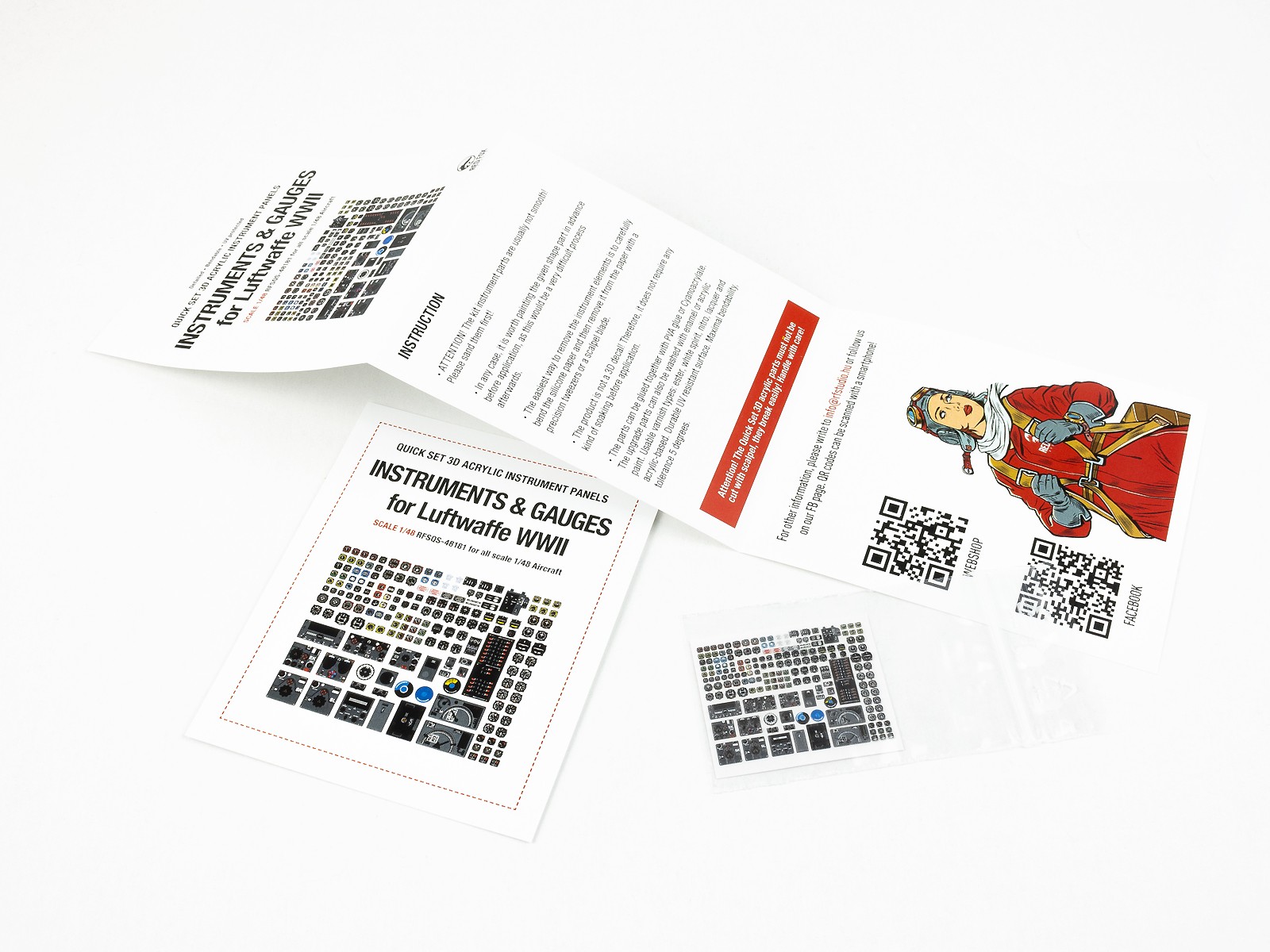 Instruments & Gauges set for Luftwaffe WWII