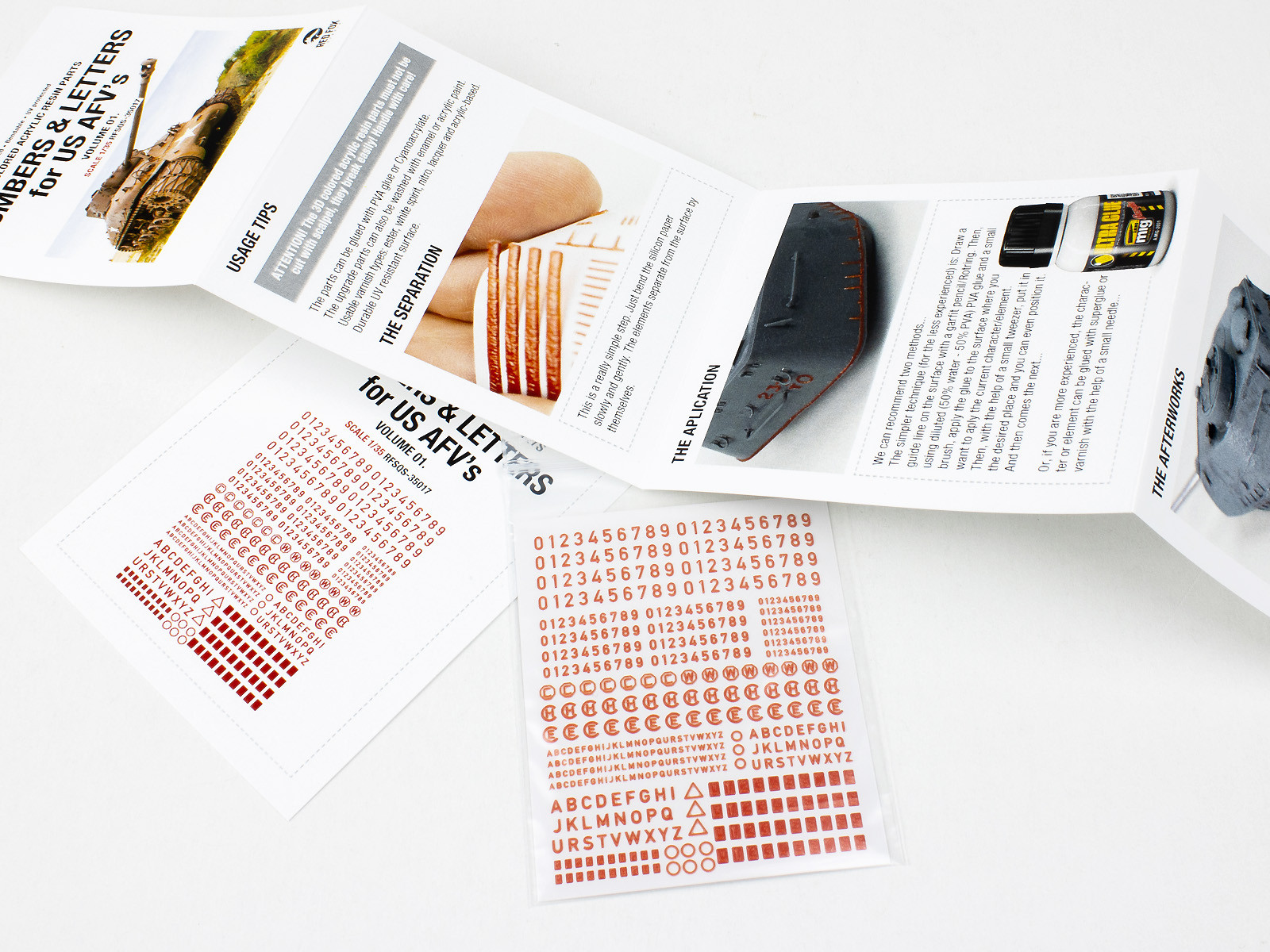 Numbers & Letters for US AFV's vol.01