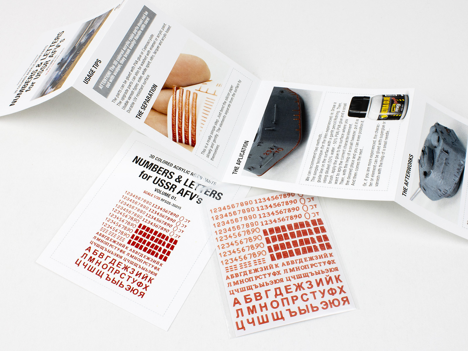 Numbers & Letters for USSR AFV's vol.01