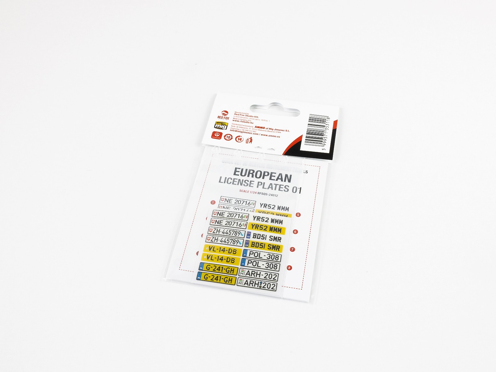 European License Plates 01