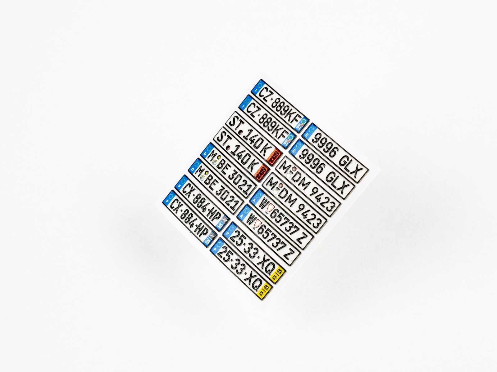 European License Plates 02