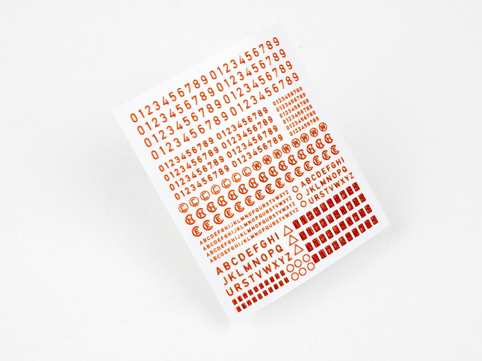 Numbers & Letters for US AFV's vol.01